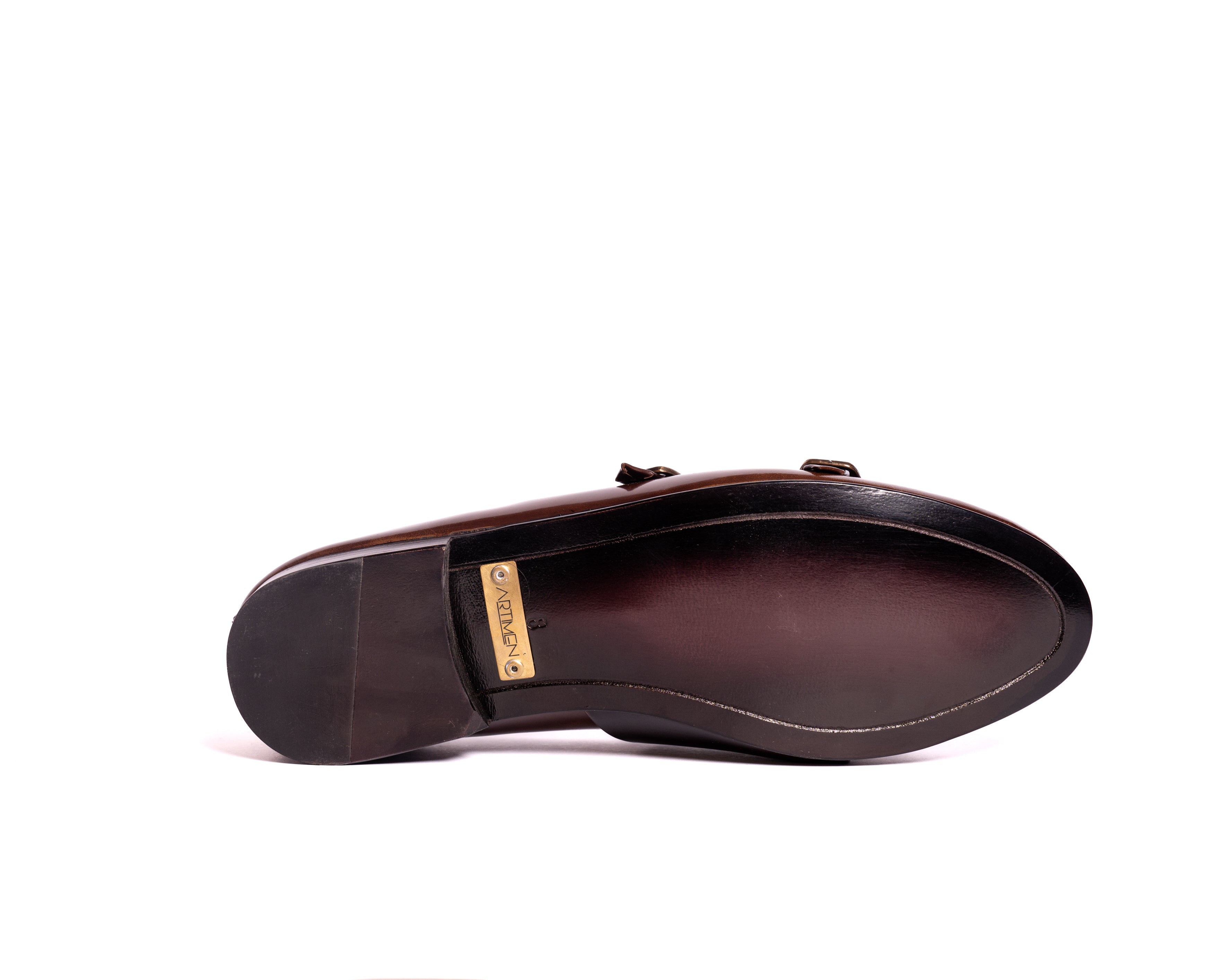 B-Tan Monk Loafers
