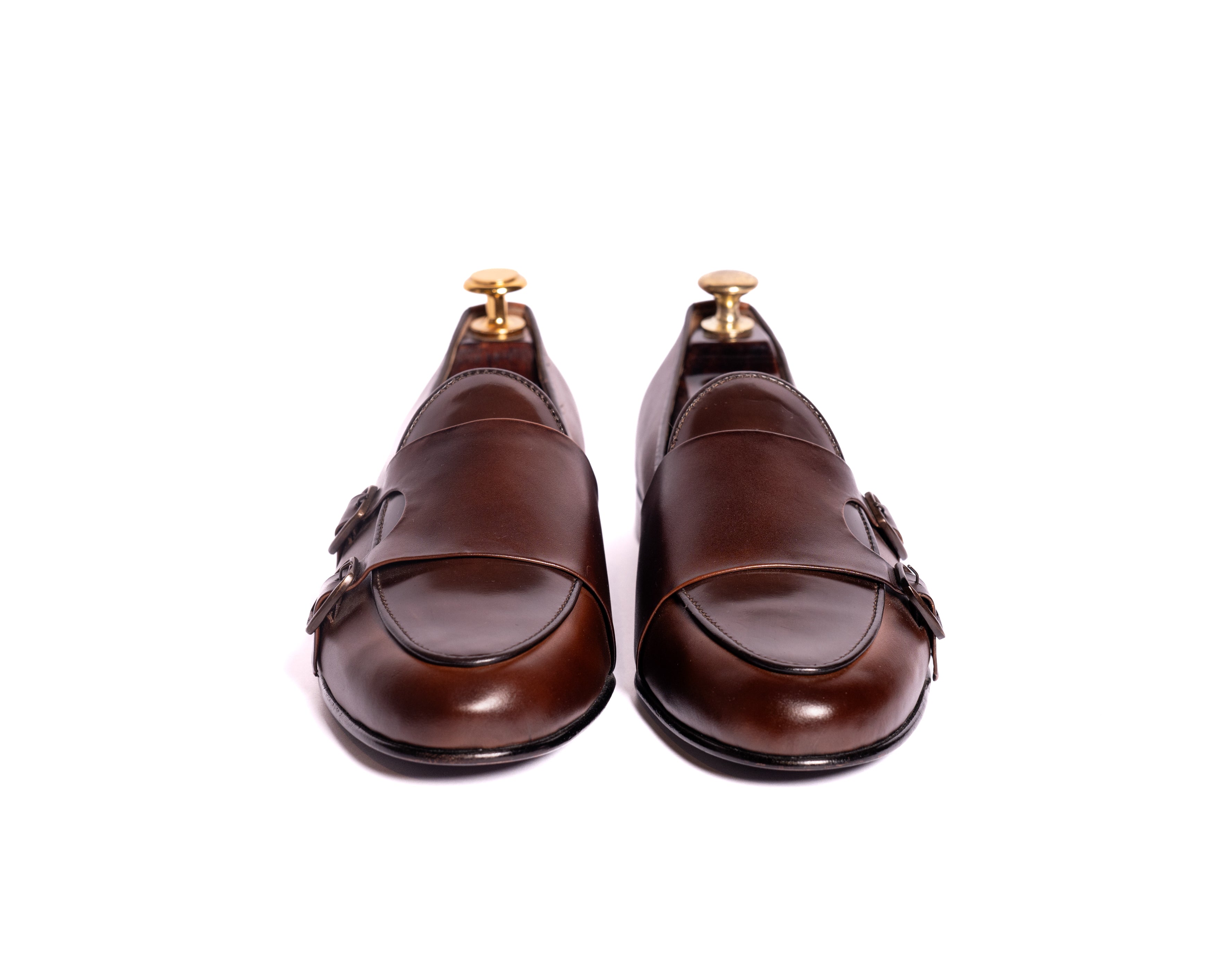 B-Tan Monk Loafers