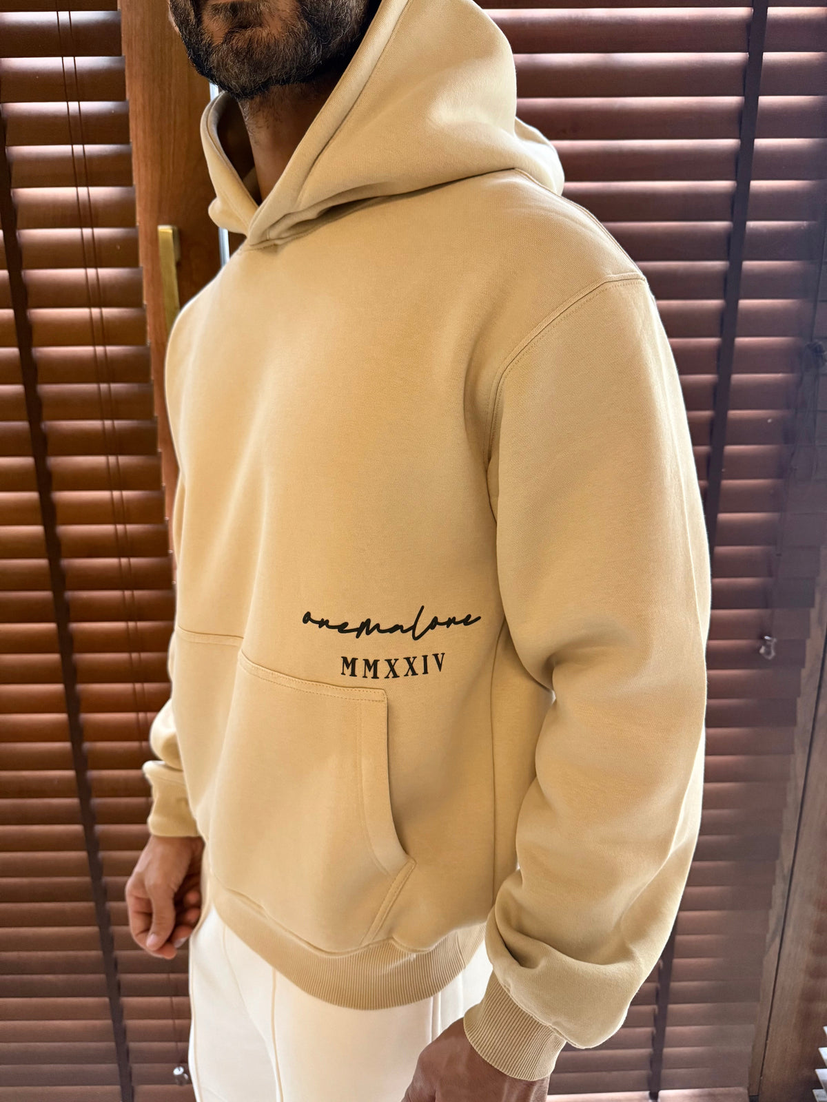 Hoodie - Beige