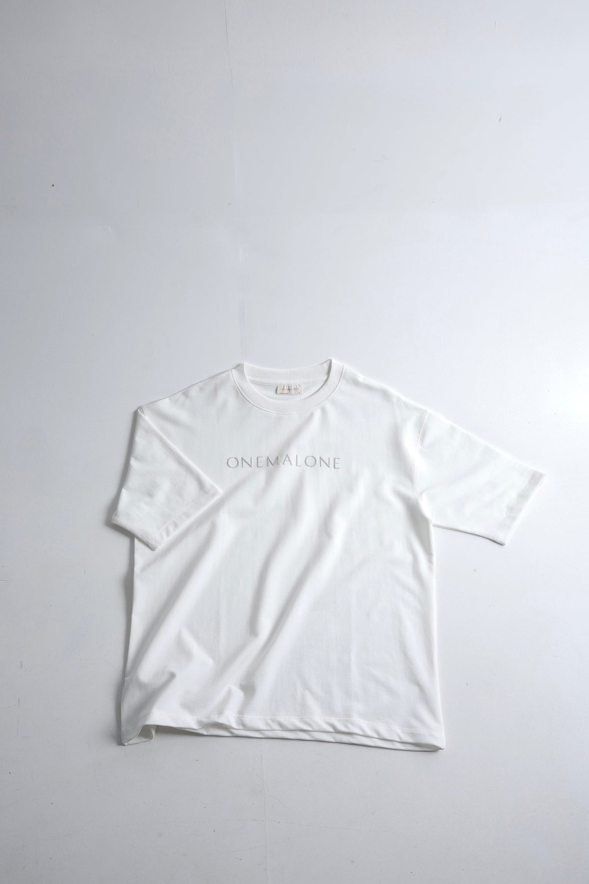 Drop Shoulder Ivory T-shirt