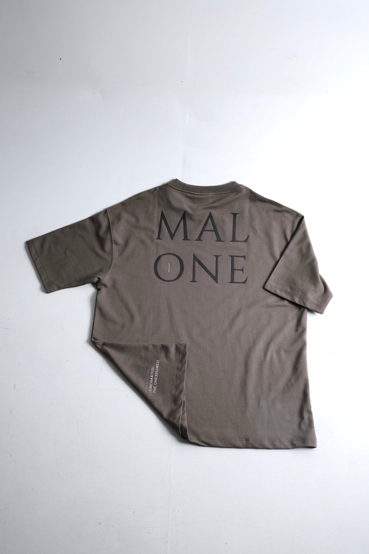 Drop Shoulder Mocha T-shirt