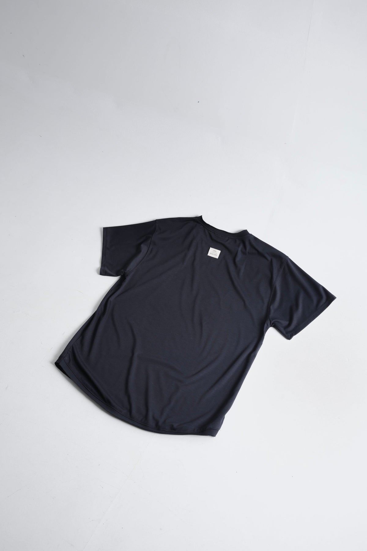 SLUB CREW NECK T-Shirt - Navy Blue