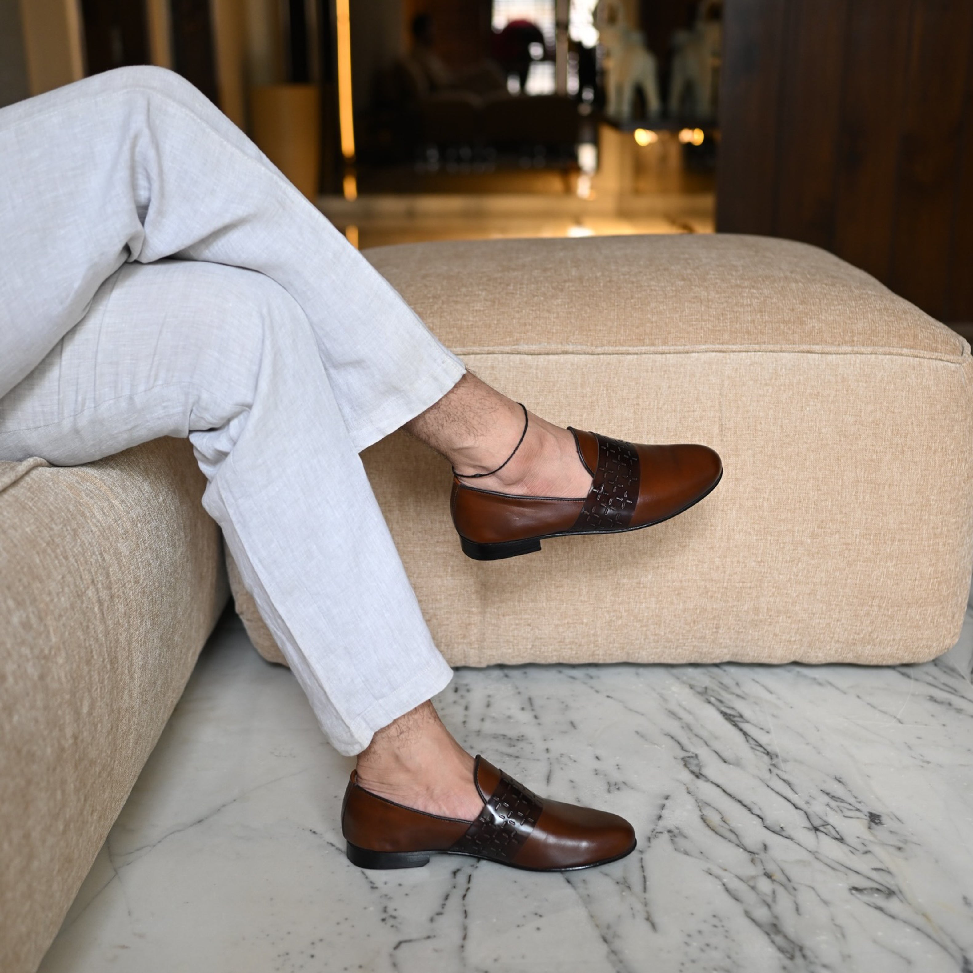 Cut Strip Loafer