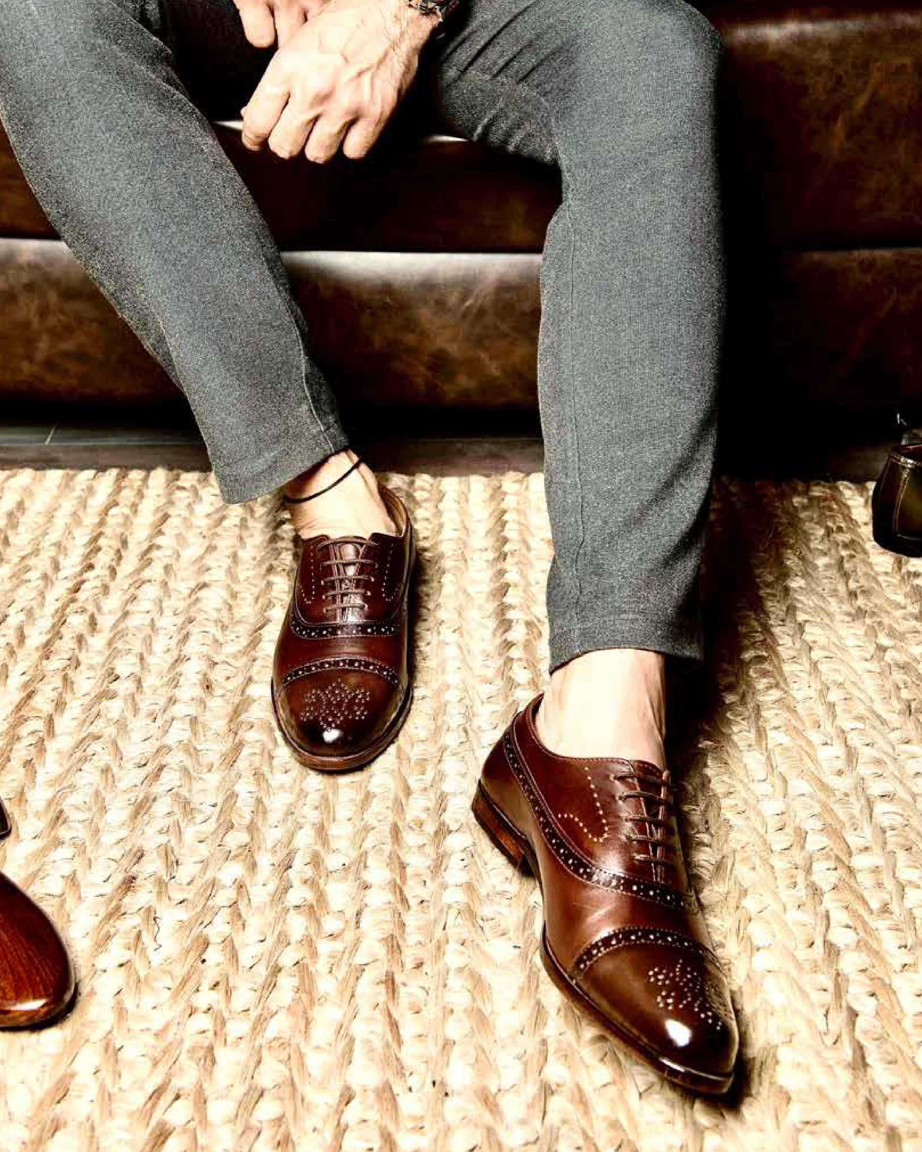 B-Tan Oxfords