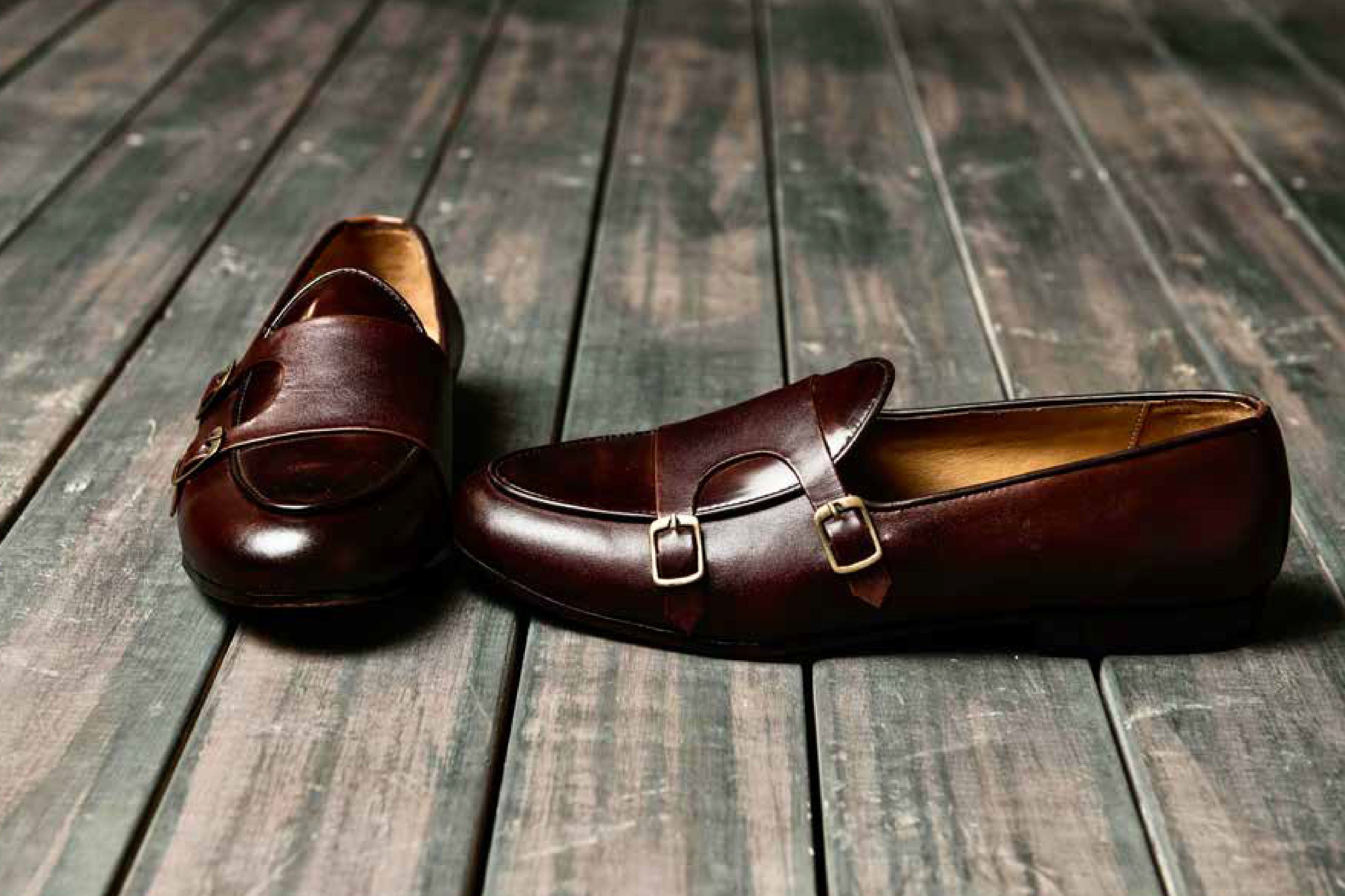 B-Tan Monk Loafers