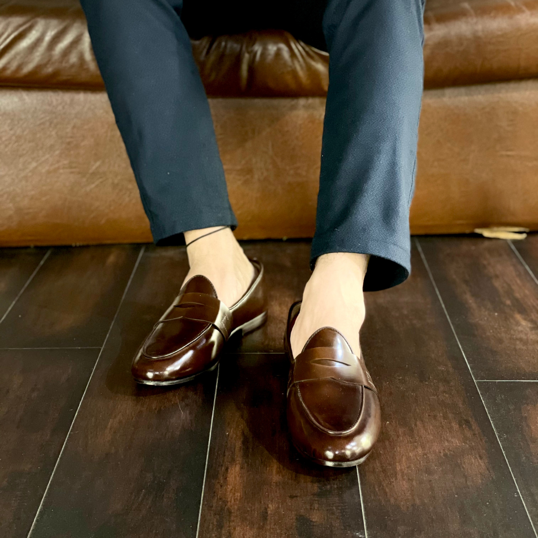 Brushed Penny loafer