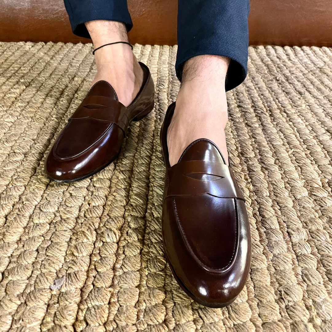 Brushed Penny loafer