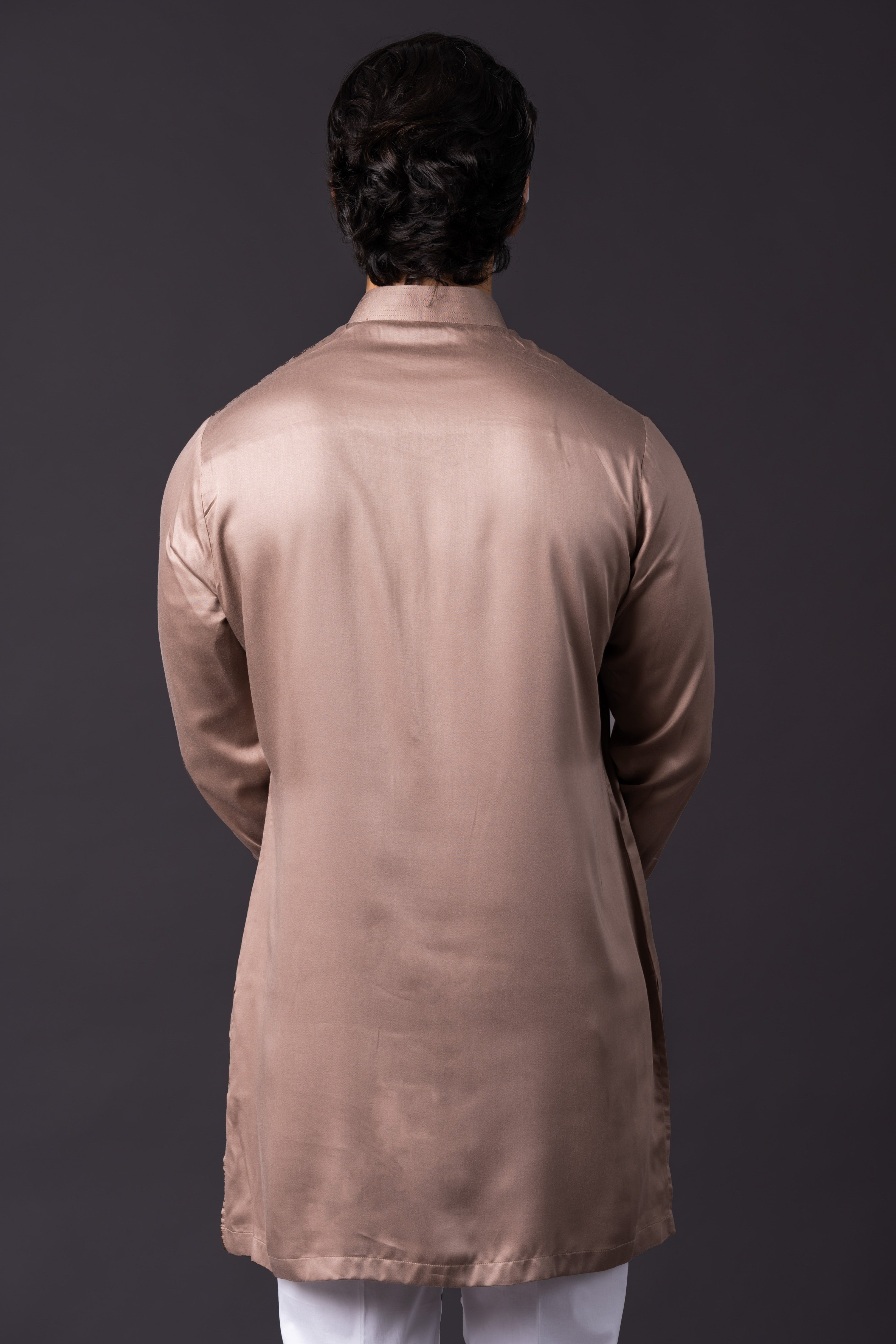 Dusty Pink Embellished Kurta