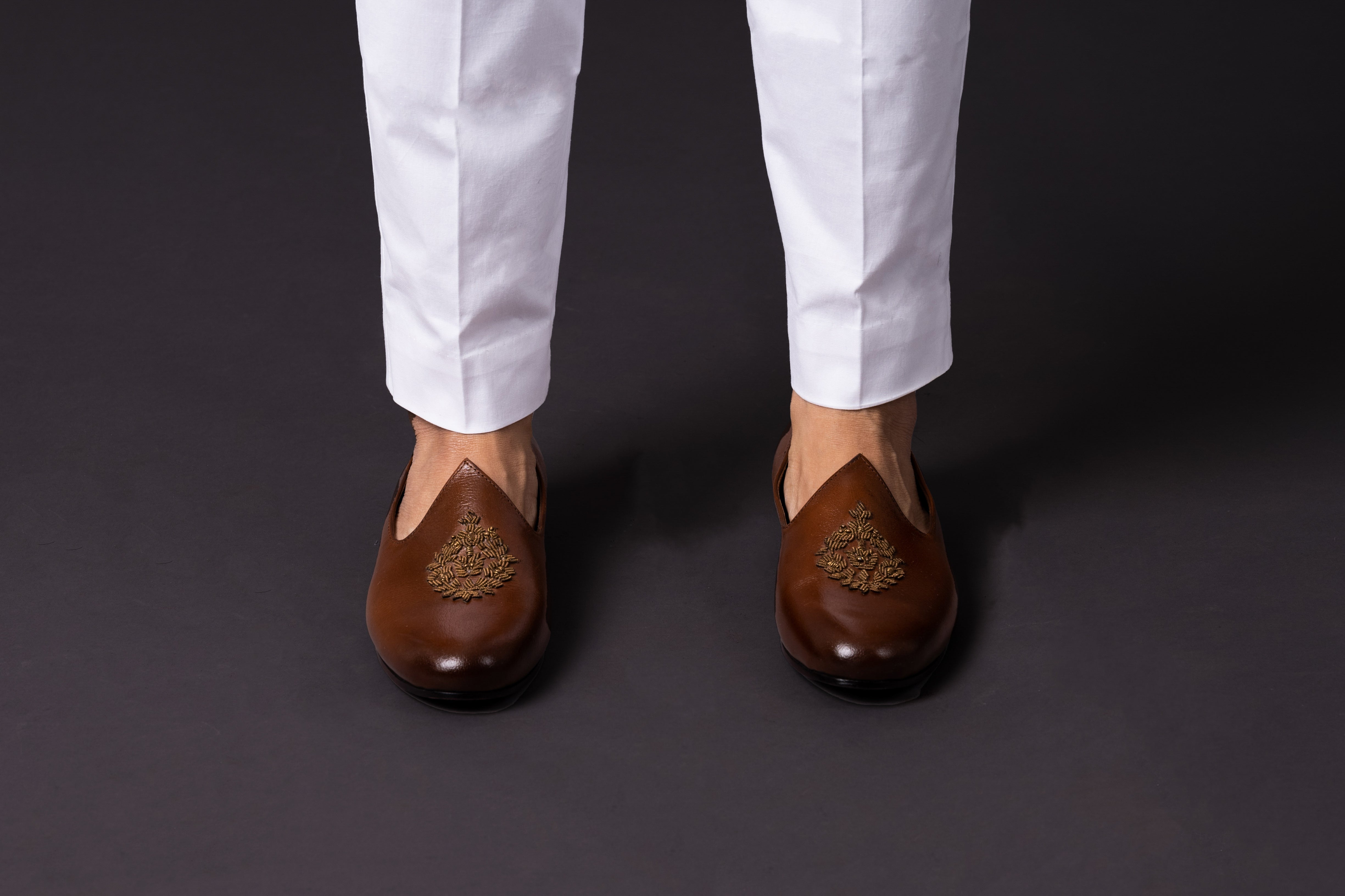 Ivory Grey Embellished Shirt Kurta