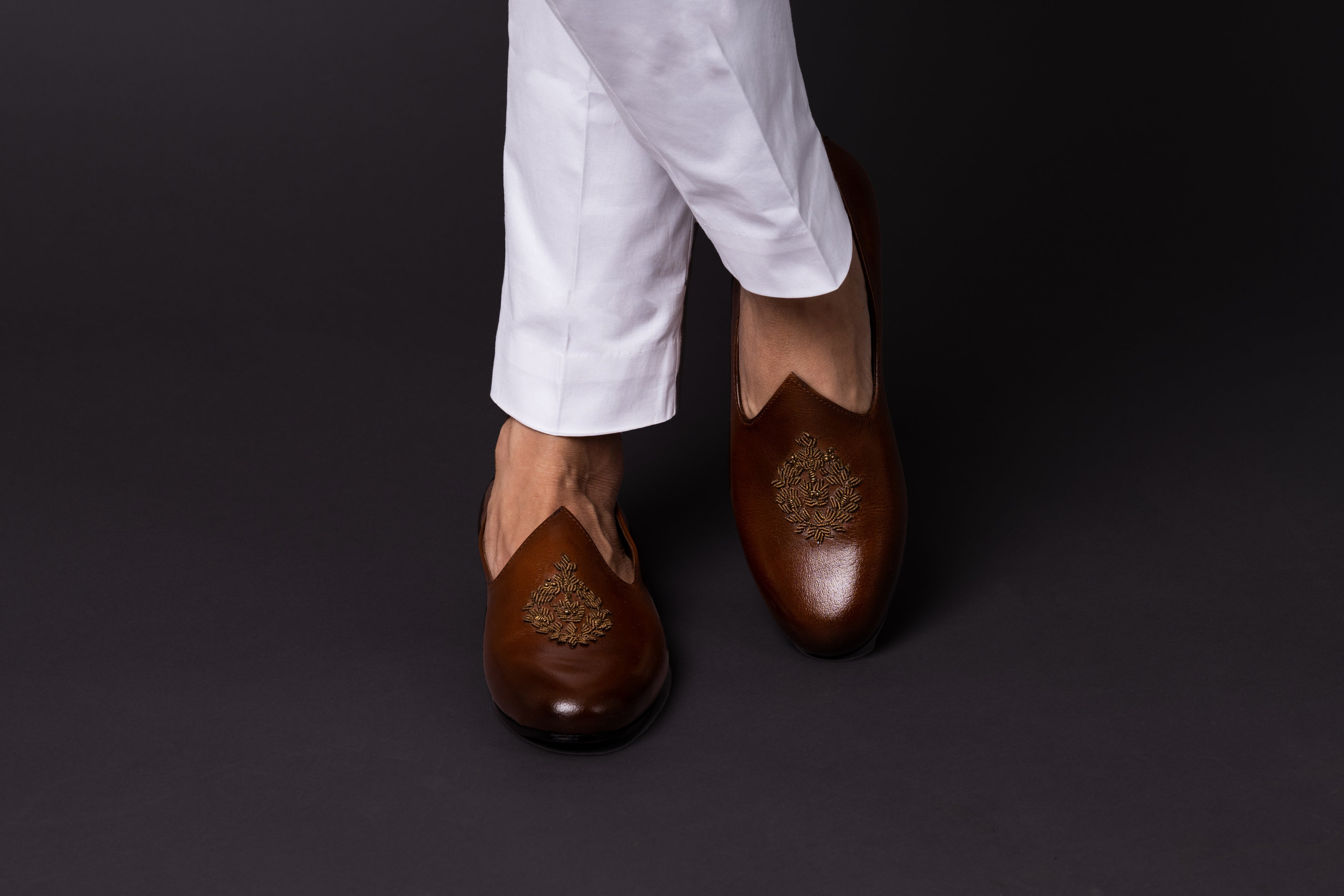 Ivory Grey Embellished Shirt Kurta