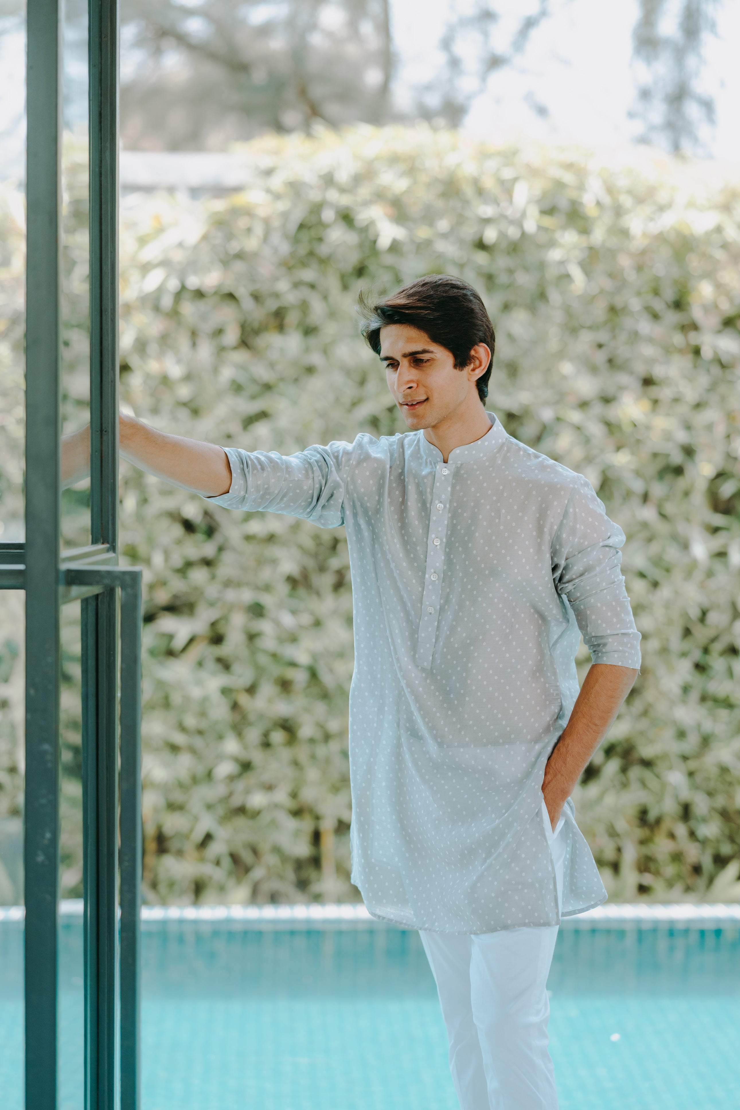 Bandhani Chanderi Kurta