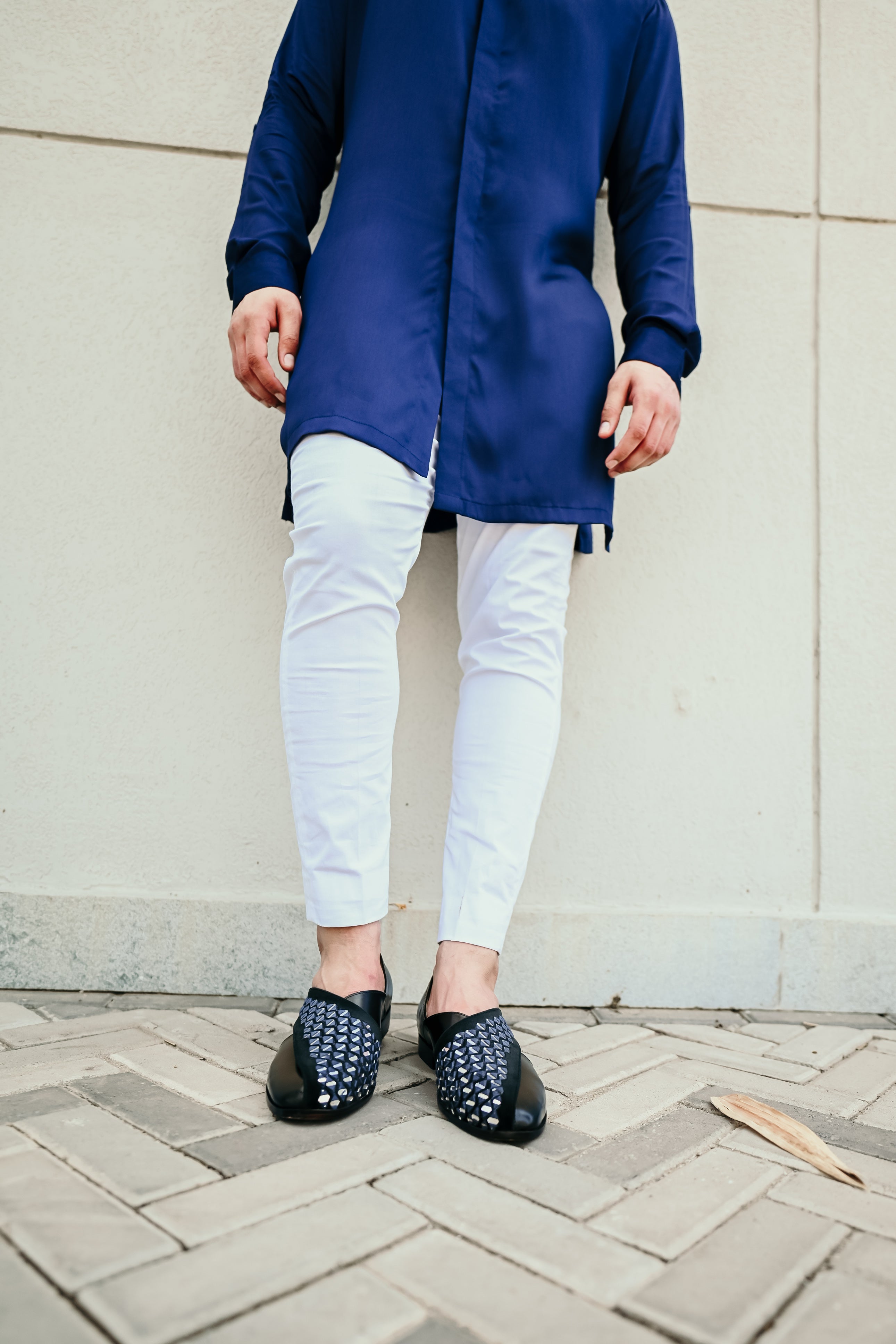 Blue Shirt Kurta