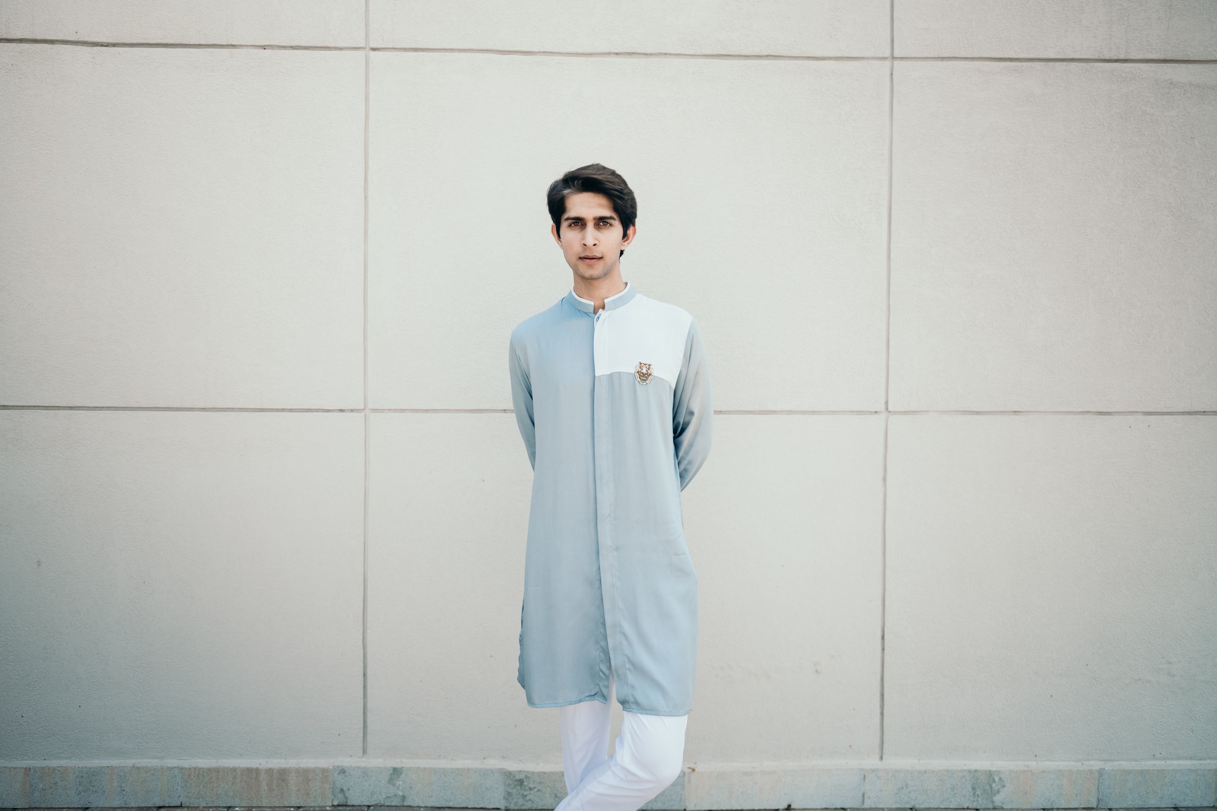 Tiger Embellished Shirt Kurta