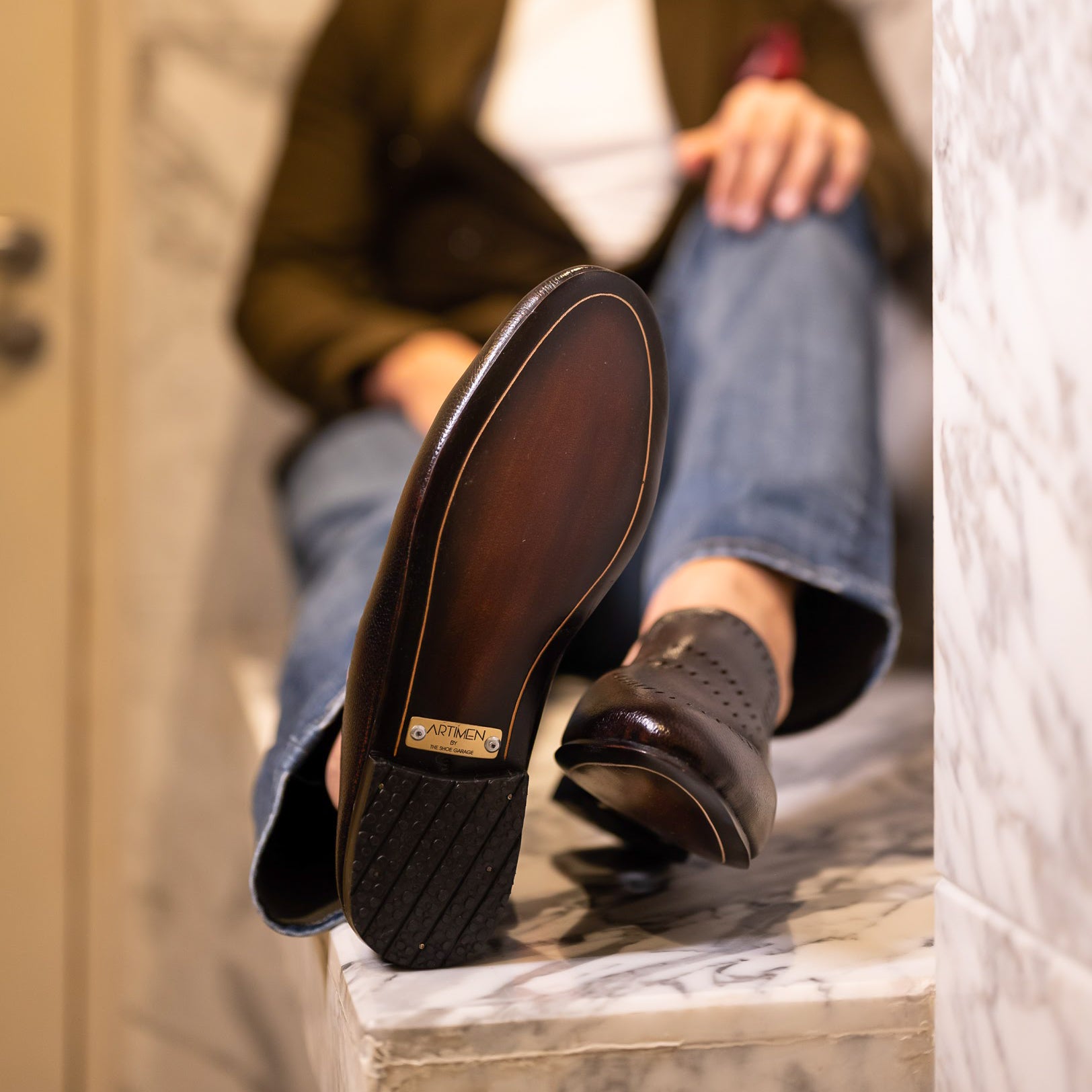 Punch Cut loafer