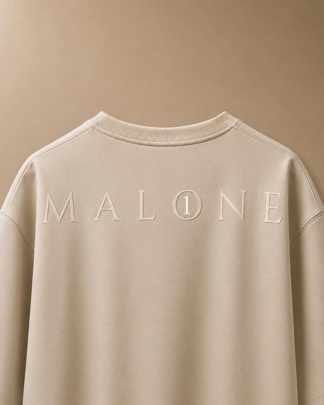 Drop Shoulder Light Beige T-shirt