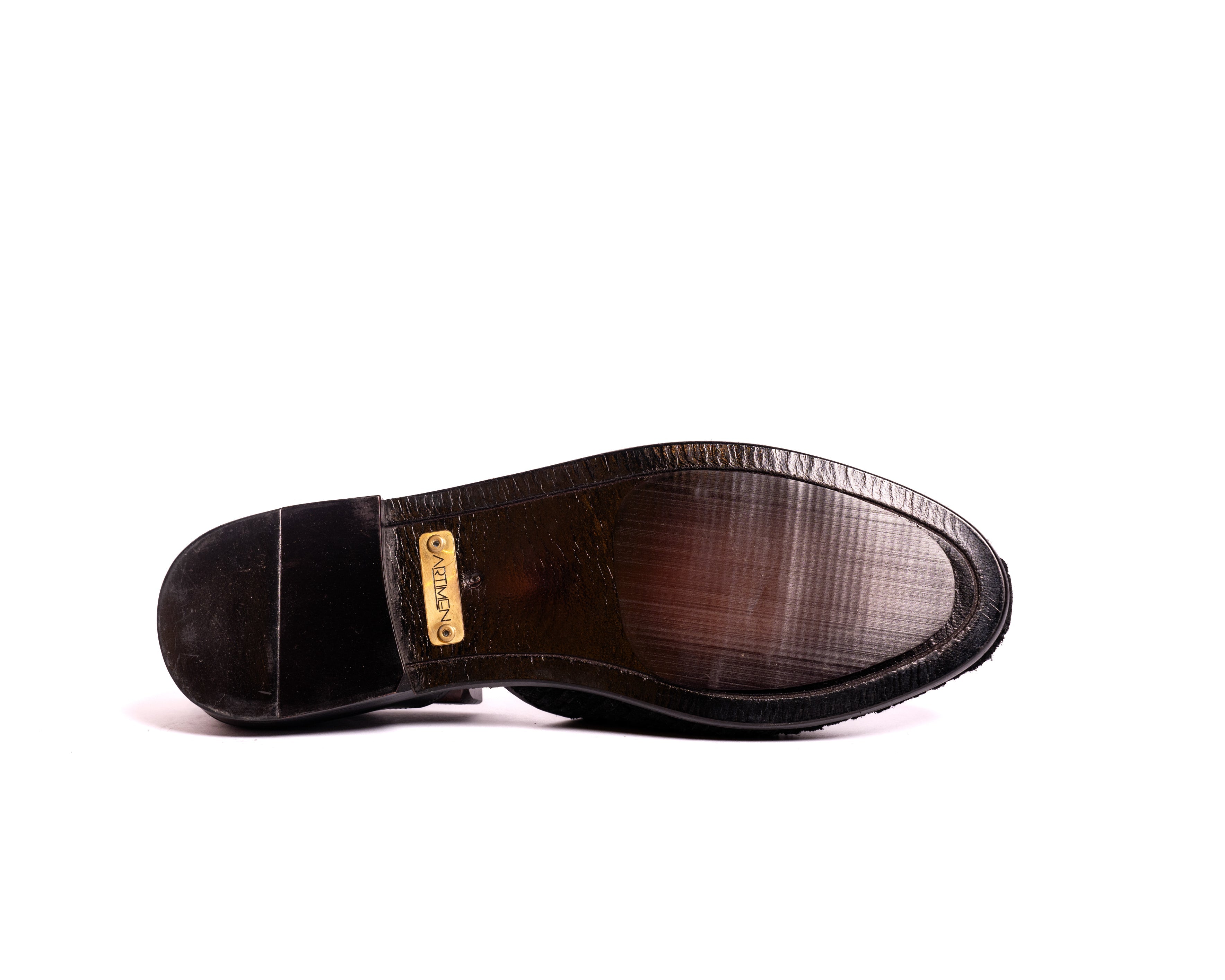 Black Weave Sandal