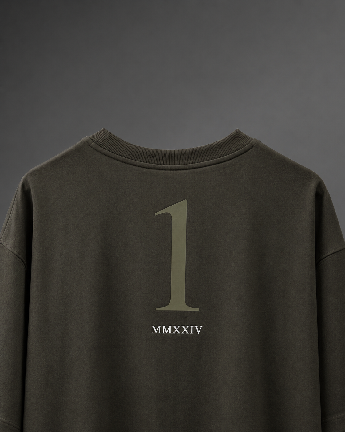 Drop Shoulder Pine Green T-shirt