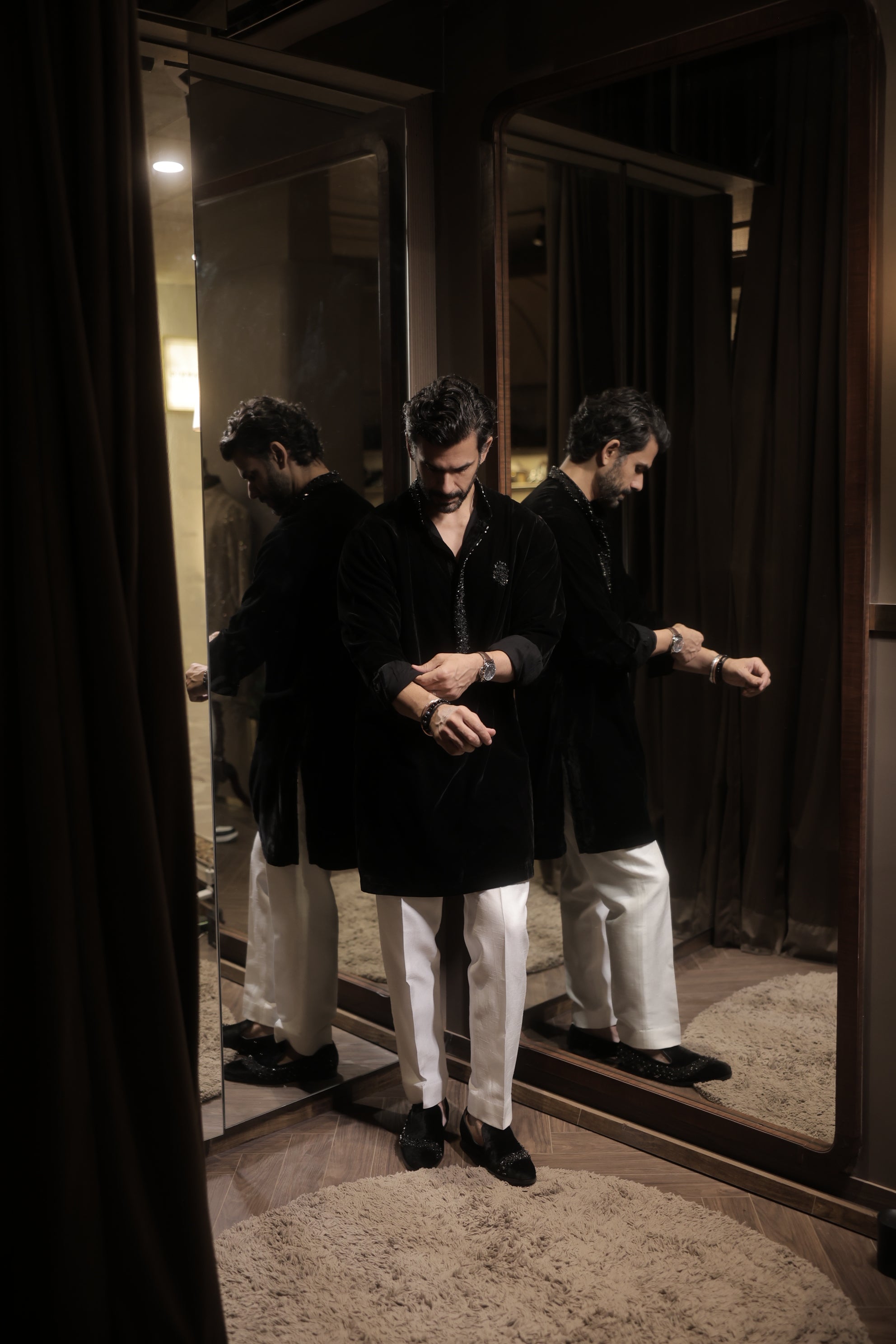 Rainbow stone loafers