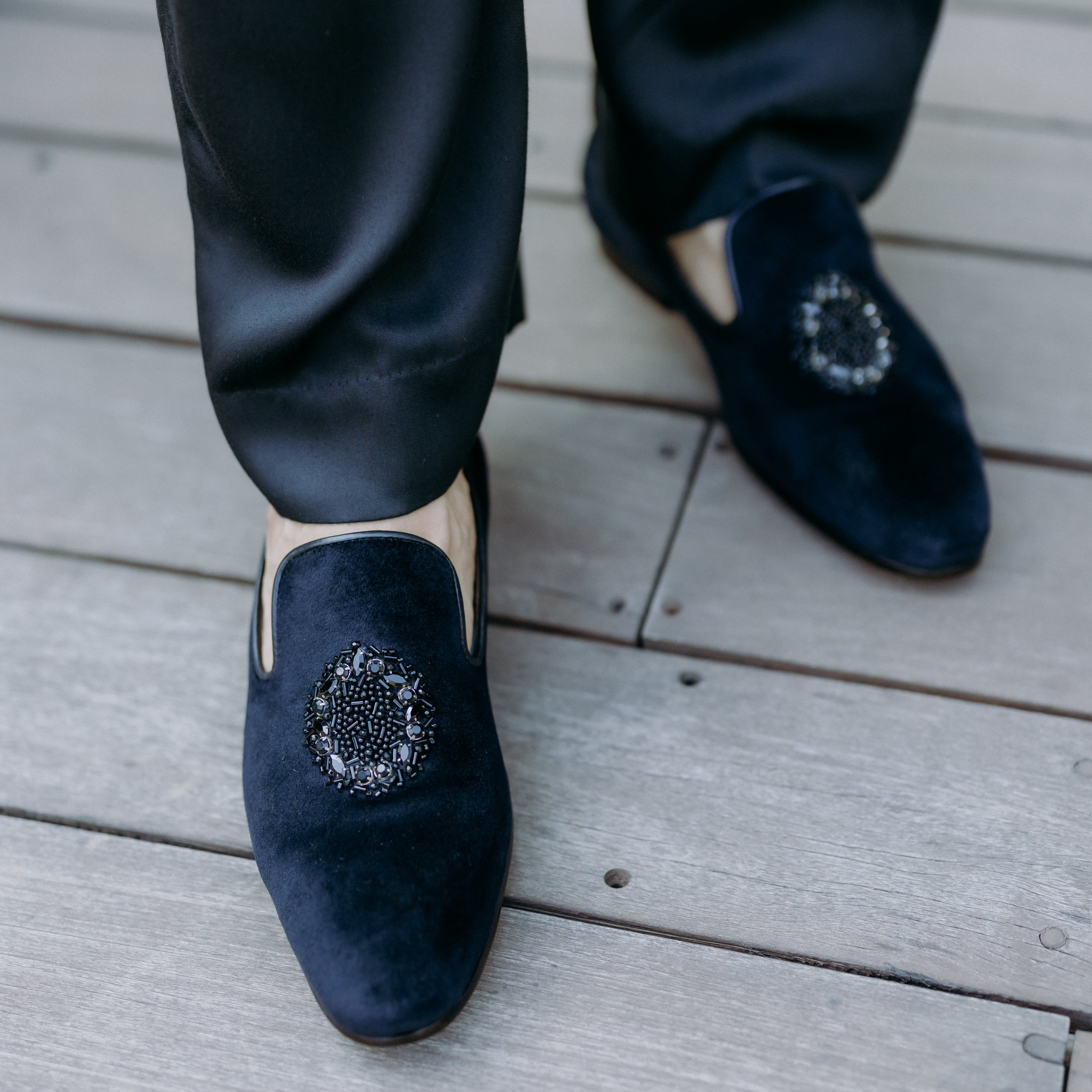 Black Stone Loafer