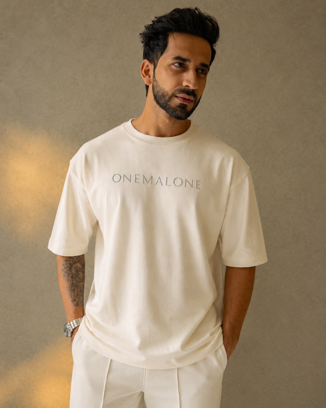 Drop Shoulder OFF-WHITE T-shirt