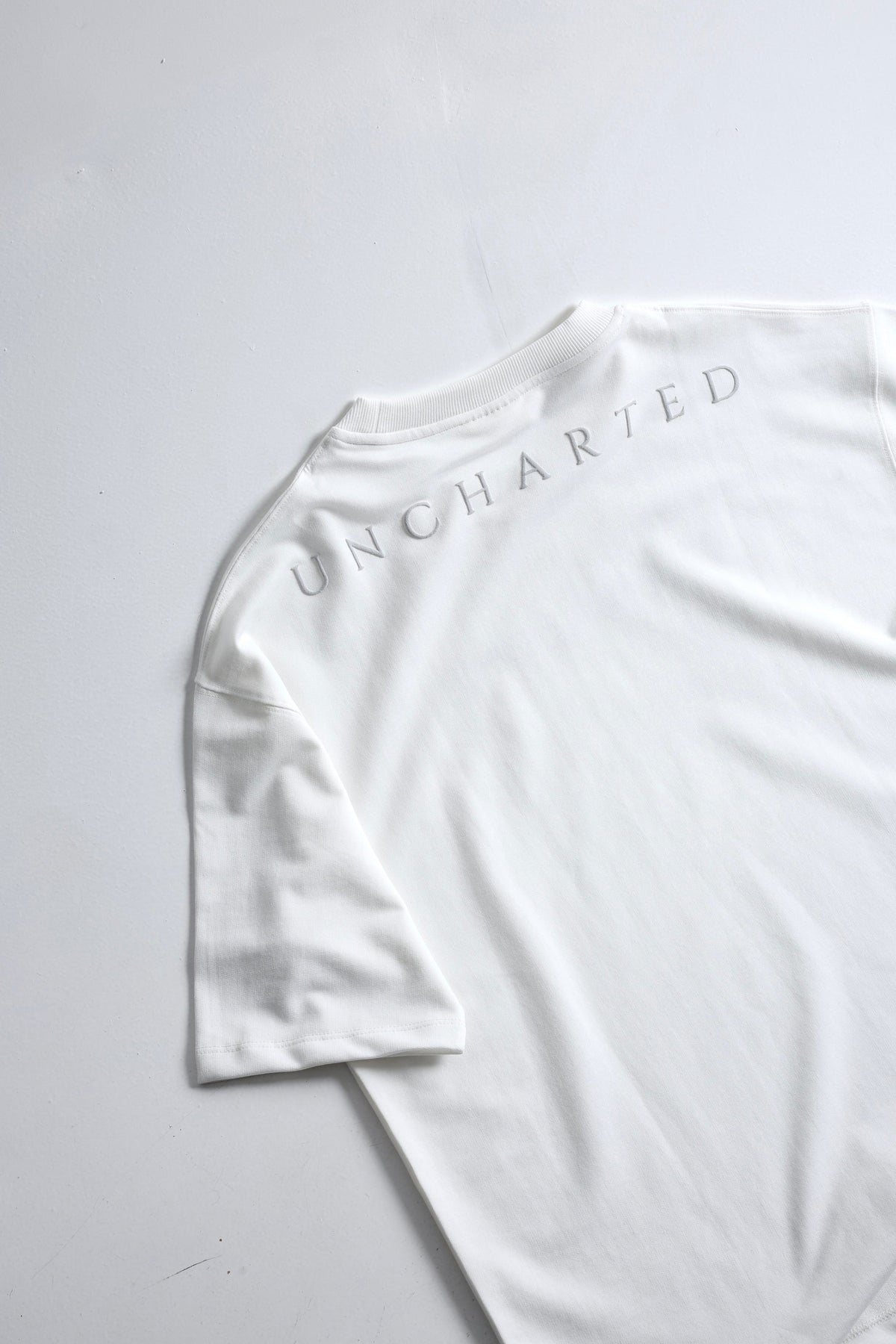 Drop Shoulder Ivory T-shirt