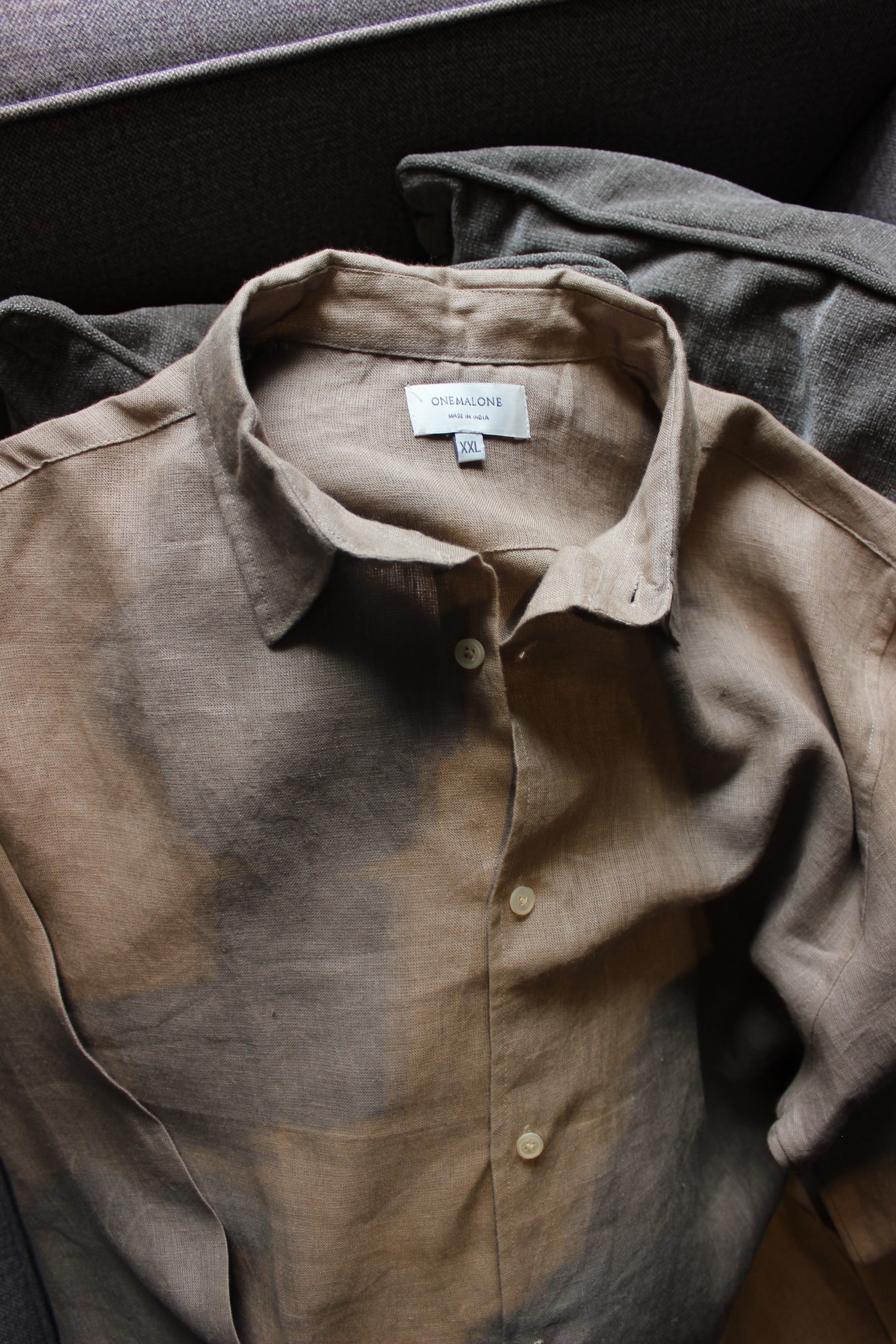 Beige Linen Shirt