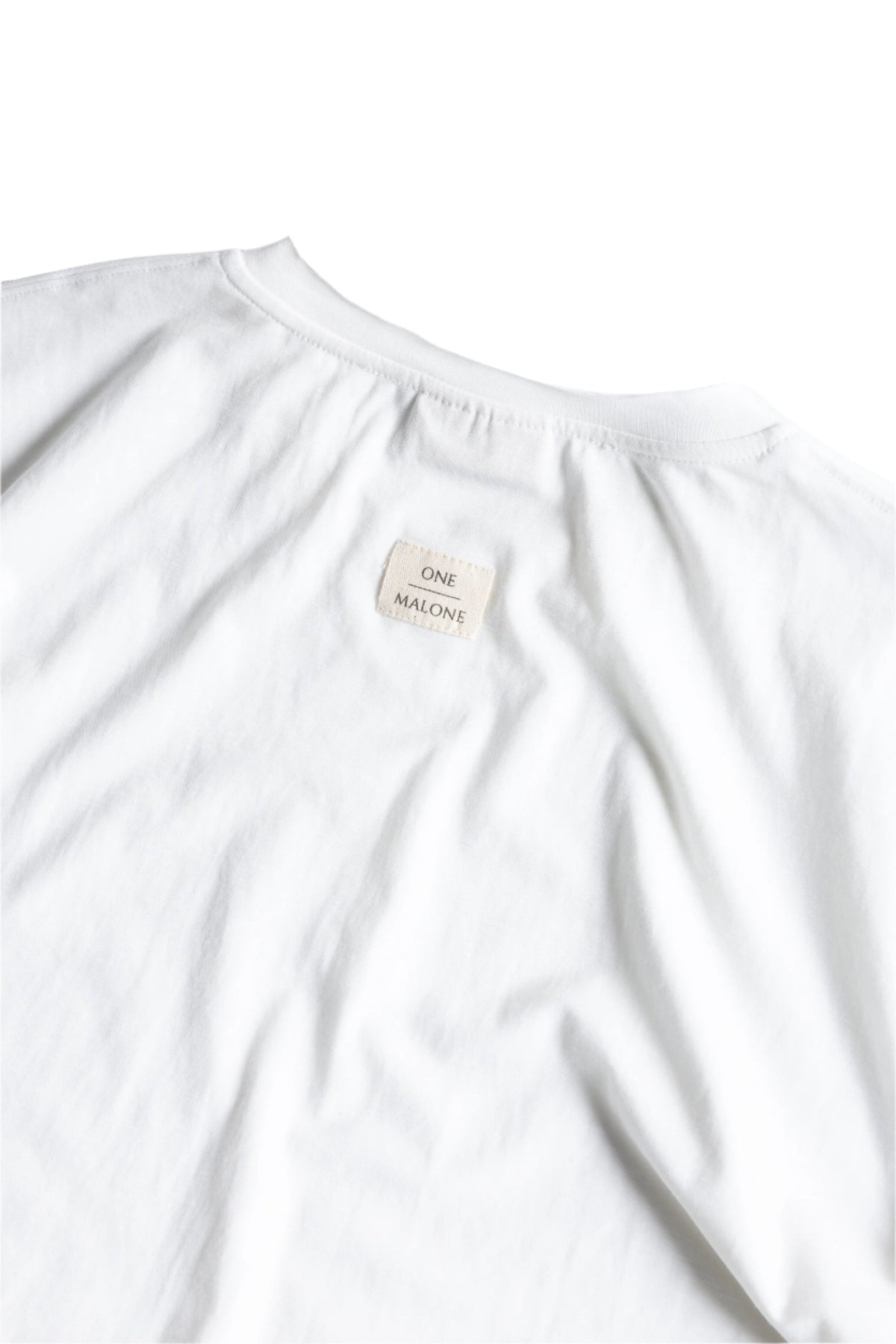 SLUB CREW NECK T-Shirt - White