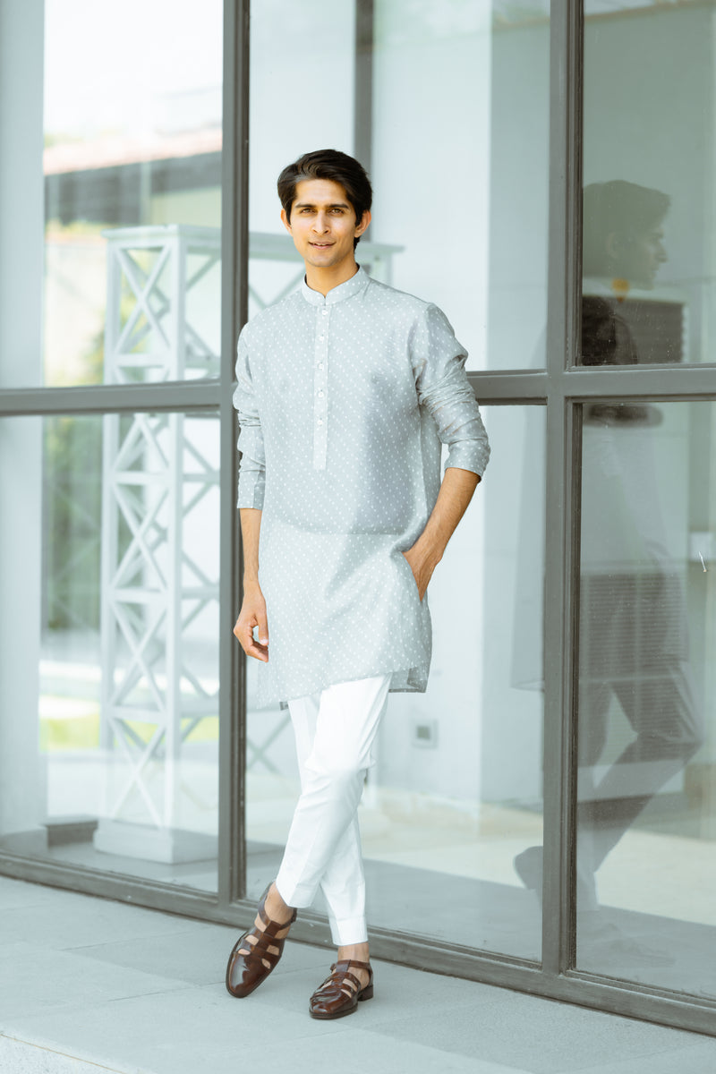 Bandhani Chanderi Kurta
