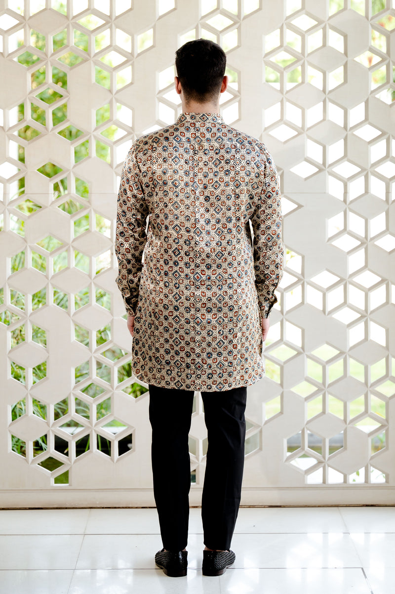 Gajji Silk Shirt Kurta