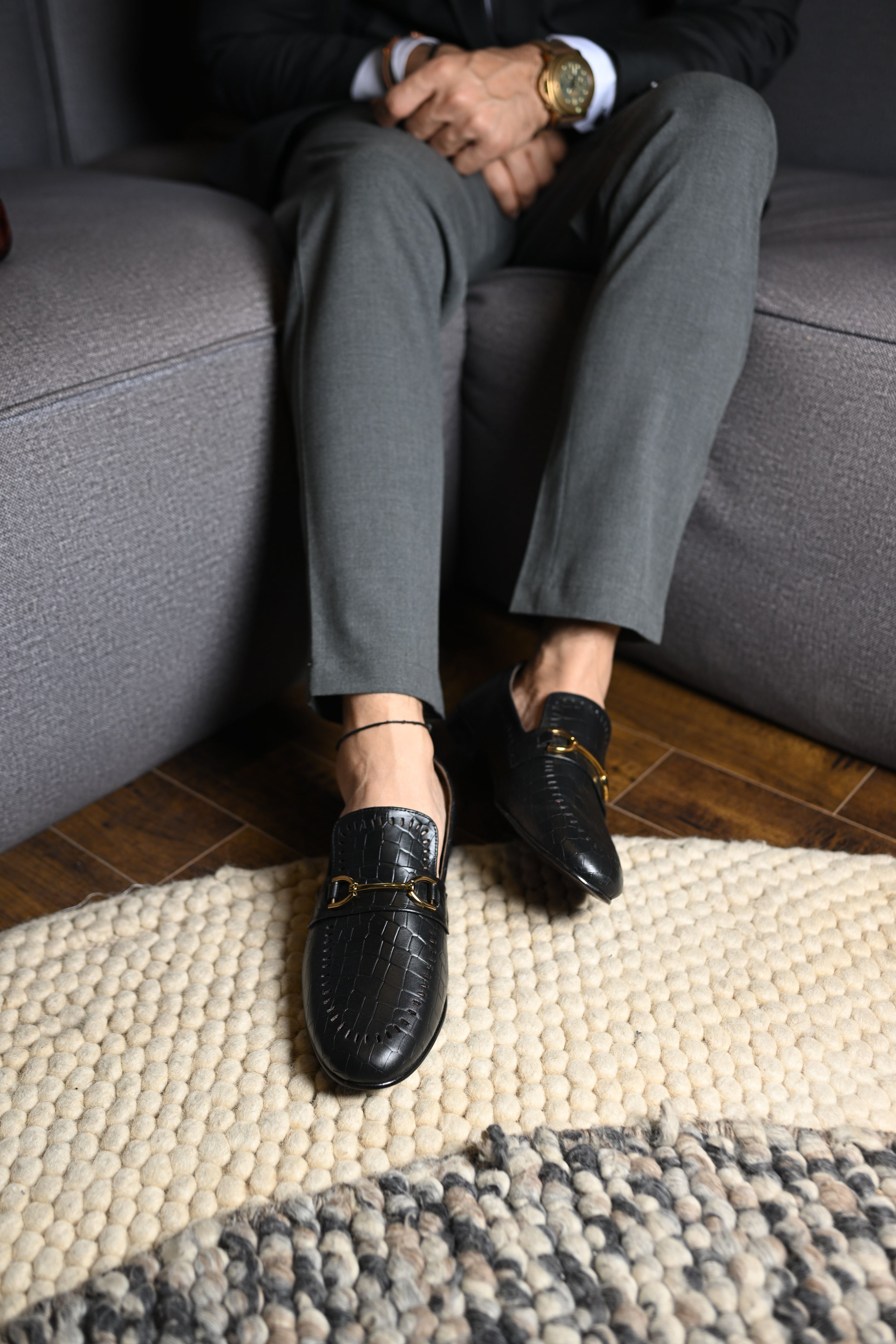 Bloc-bit Loafers