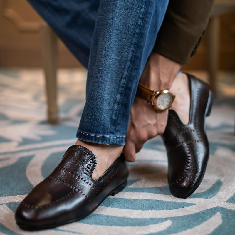 Punch loafer